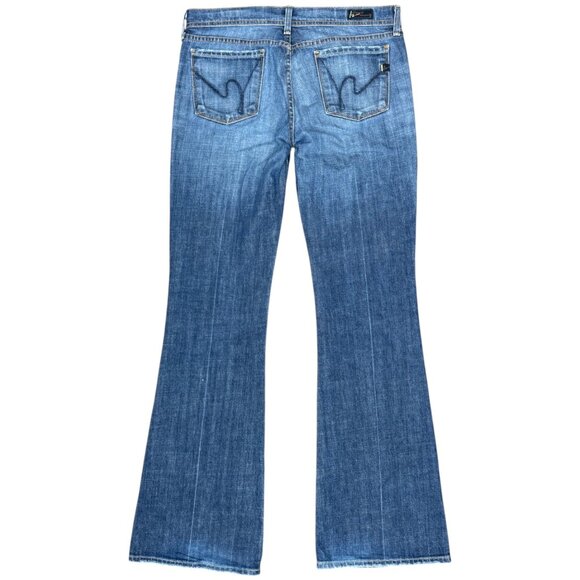 Women's CITIZENS OF HUMANITY Ingrid #002 Stretch Low Waist Flare Jeans | Size 29 - Picture 7 of 13